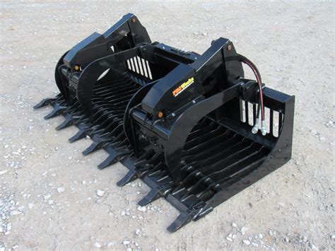 skid steer rock brush grapple|skid steer grapple hydraulic cylinders.